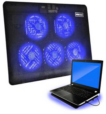 Podkładka, podstawka chłodząca pod laptopa - LED