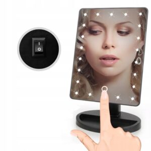 Lusterko LED do makijażu kosmetyczne podświetlane
