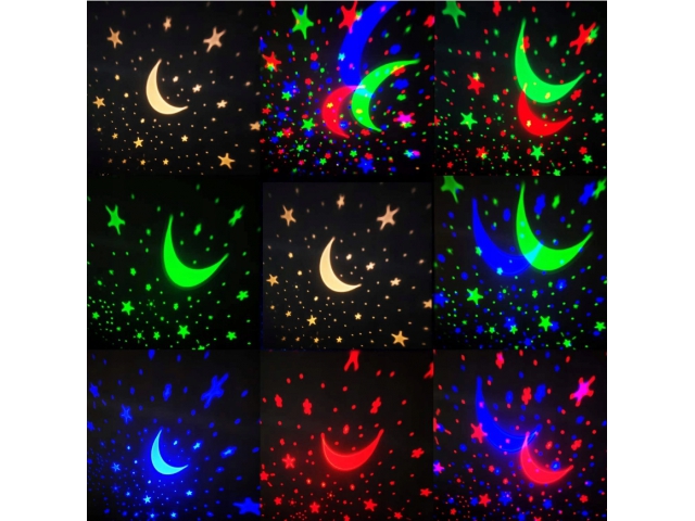 Lampka Nocna Żarówka – Projektor Gwiazd i Nocnego Nieba - obrazek 2