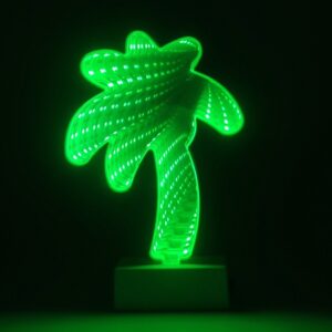 Lampka LED Palma – Tunel 3D z Efektem Lustra